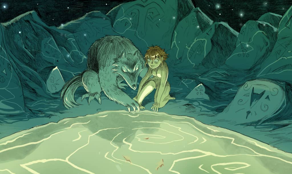 Roc Espinet, una mezcla de pasión entre el cómic y la animación 2 Girl and Wolf 03