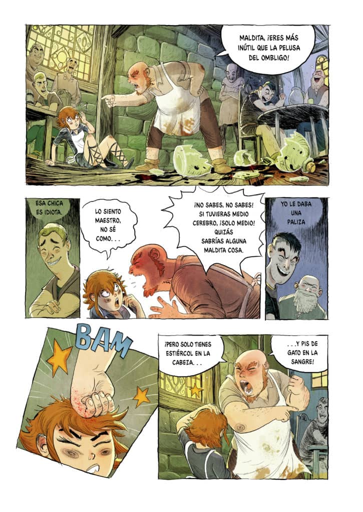 Roc Espinet, una mezcla de pasión entre el cómic y la animación 4 Girl and Wolf Pages 005