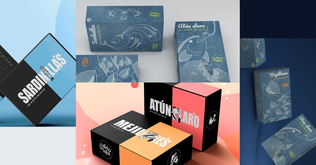 Diseños de packaging de Julia Ehle y Marta Díaz