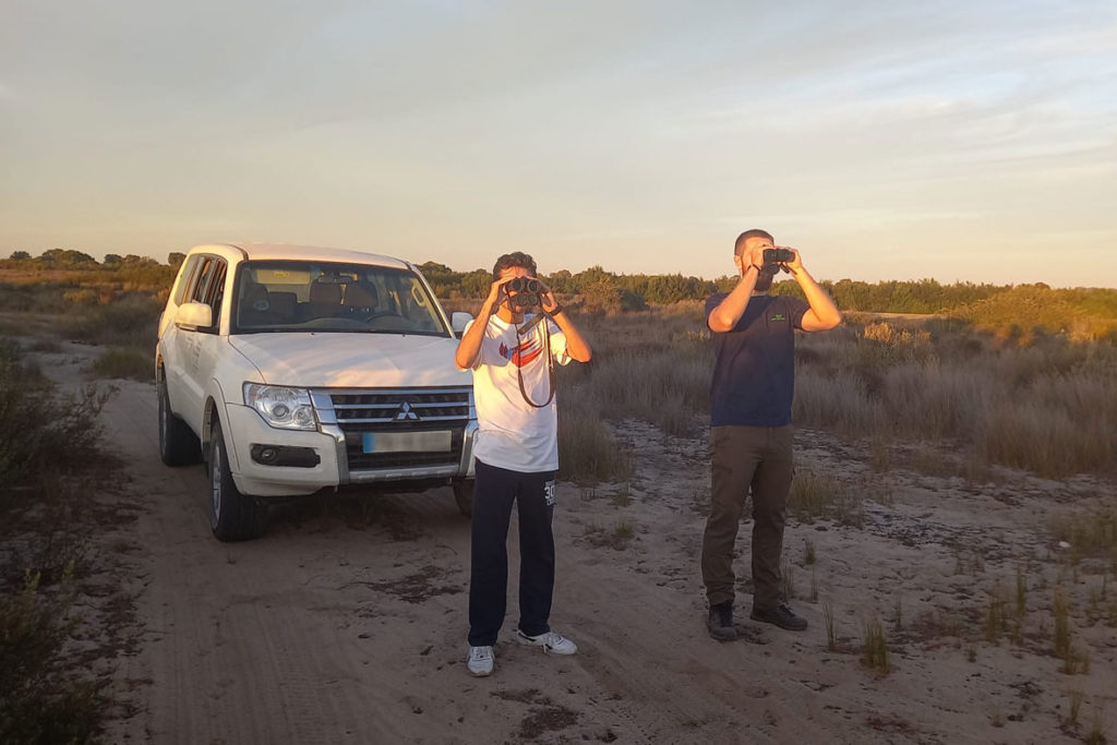 Nuestro alumno Álvaro Martínez en Doñana