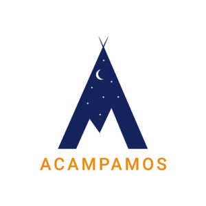 Logotipos inspiradores, por la diseñadora e ilustradora Tania Izquierdo 16 Logo de Acampamos