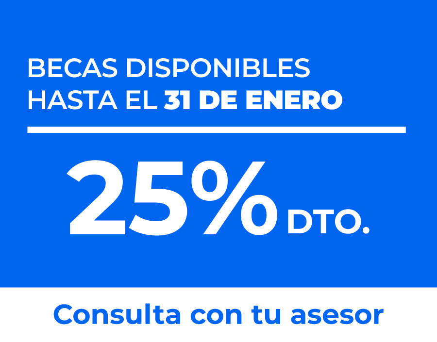 Grado en Animación Online 3 25% de descuento. Becas disponibles hasta el 31 de enero. Consulta con tu asesor.