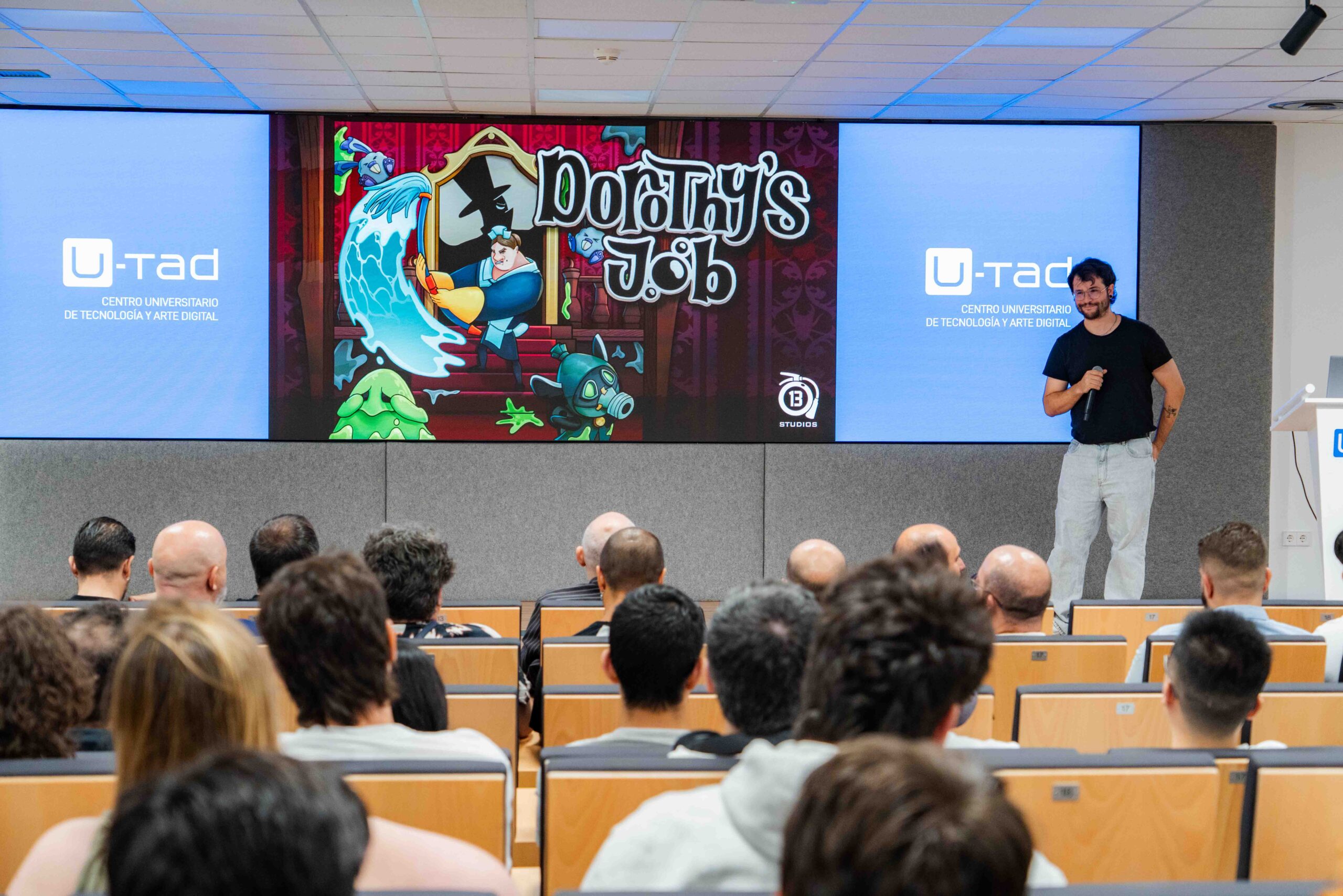 Talento en acción: los alumnos de U-tad presentan la Beta de sus videojuegos y brillan en el Pitching Day 1 Pitching-Day-utad-2025-7-scaled.jpg