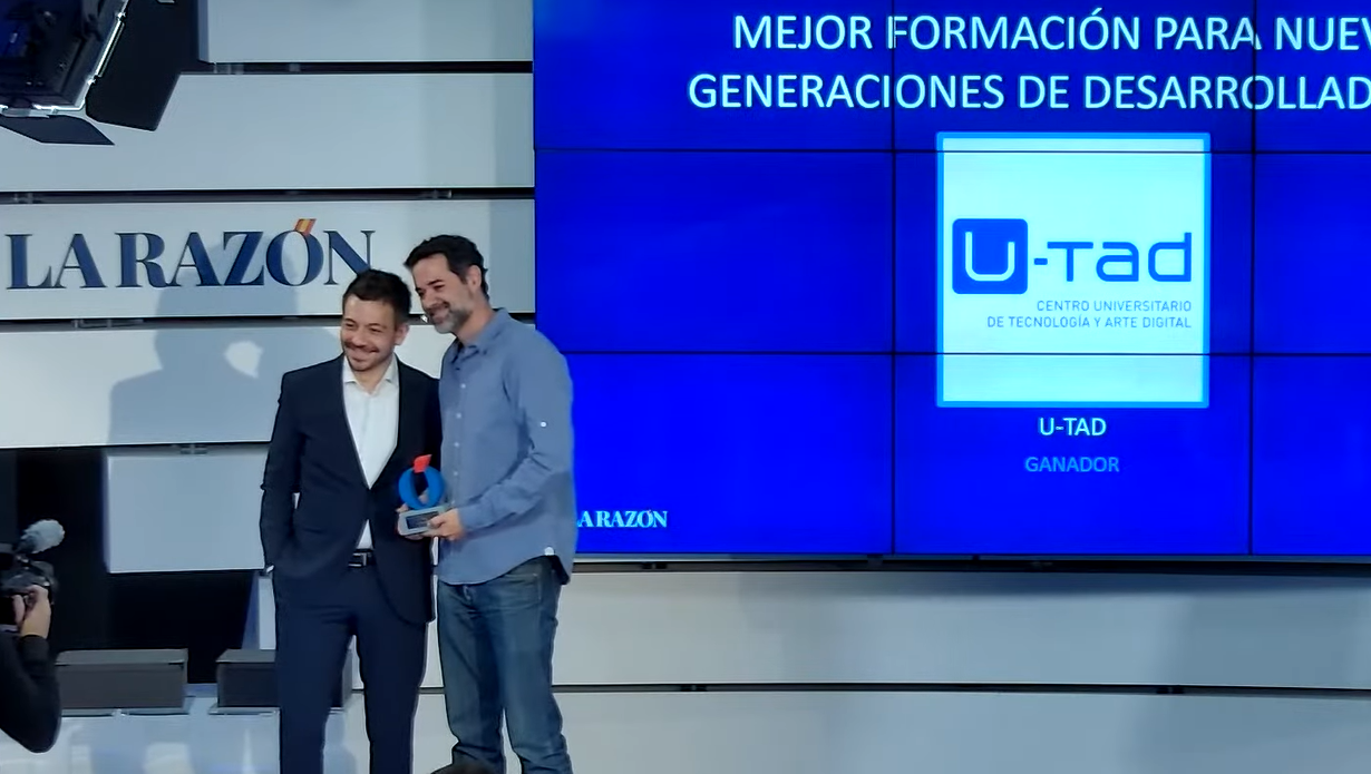 U-tad, mejor formación para nuevas generaciones de desarrolladores en Premios La Razón de Videojuegos by Difoosion.