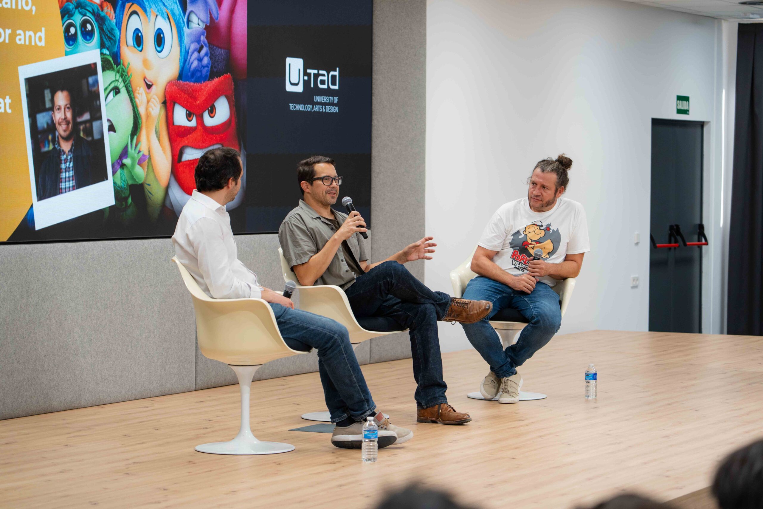 Albert Lozano (Inside Out, Up, Los Increíbles, Monsters S.A., Ratatouille o Soul) visita U-tad 6 Meet Albert Lozano-70