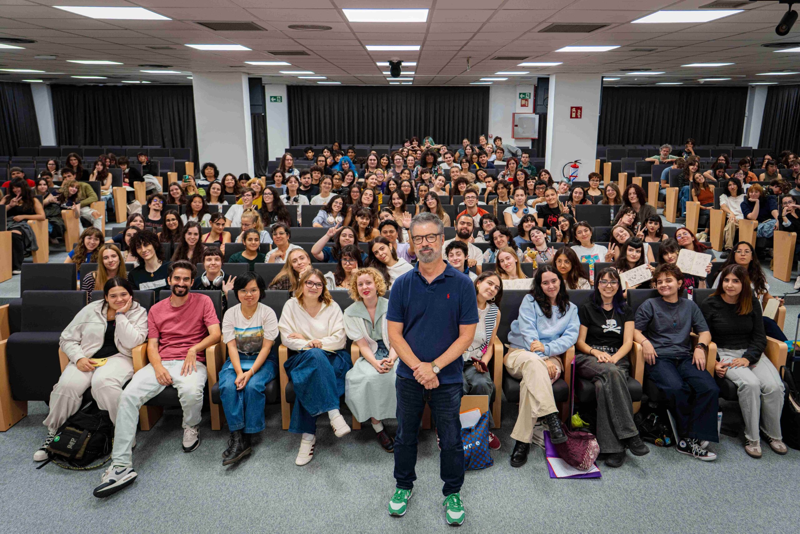 Bill Schwab, el artista detrás de Frozen y Moana, visita U-tad 9 Meet Bill Schwab utad 1